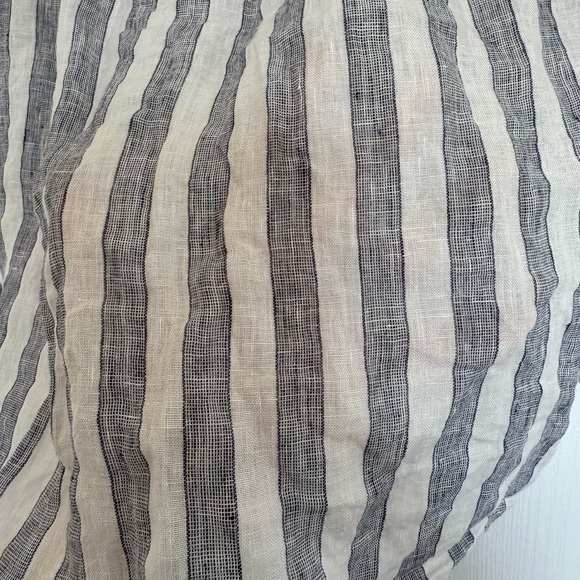 Greyson Women's Gray Striped Button Down Shirt - Picture 3 of 5